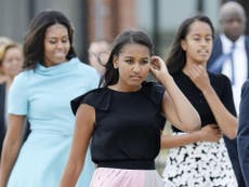 Sasha Obama did not attend father's final speech as US president