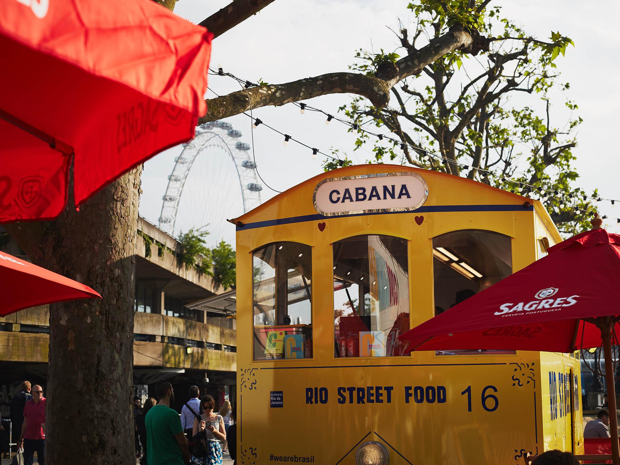 Sitting on the South Bank is CopaCabana complete with sand, occasional sun and cocktails