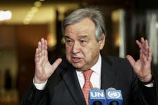 Climate change is fuelling wars across the world, UN chief says