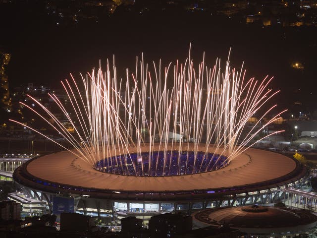 The Olympic Opening Ceremony in Rio de Janeiro 
