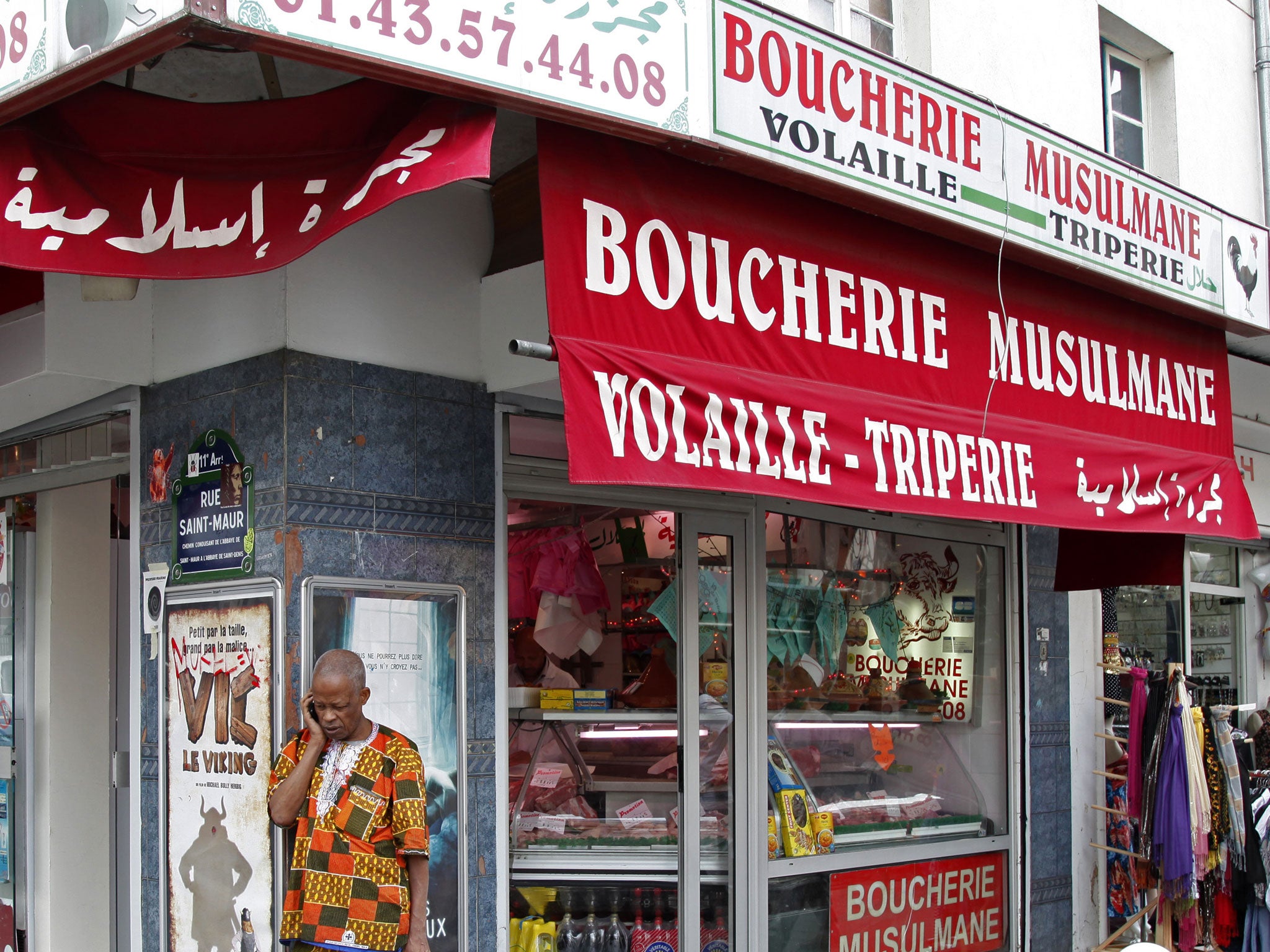 A halal butcher shop in Paris. The initiative will help tap in to the global halal market