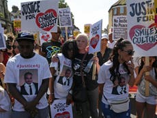 Protesters march on fifth anniversary of Mark Duggan's death