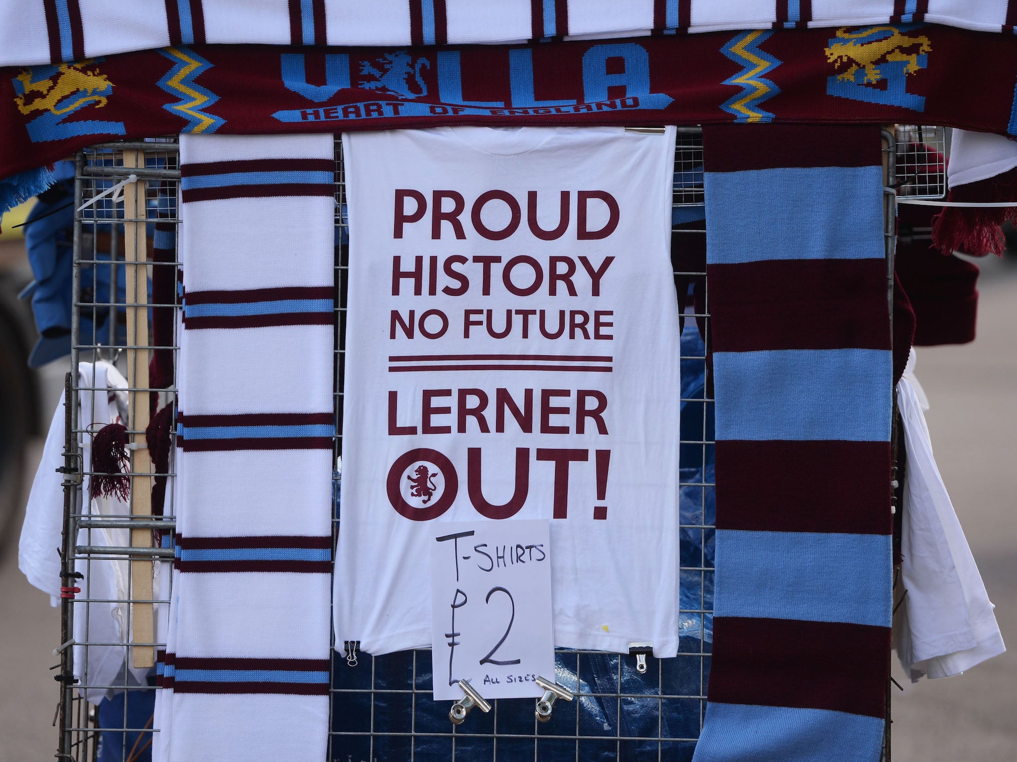 Villa fans succeeded in hounding Randy Lerner out of the club