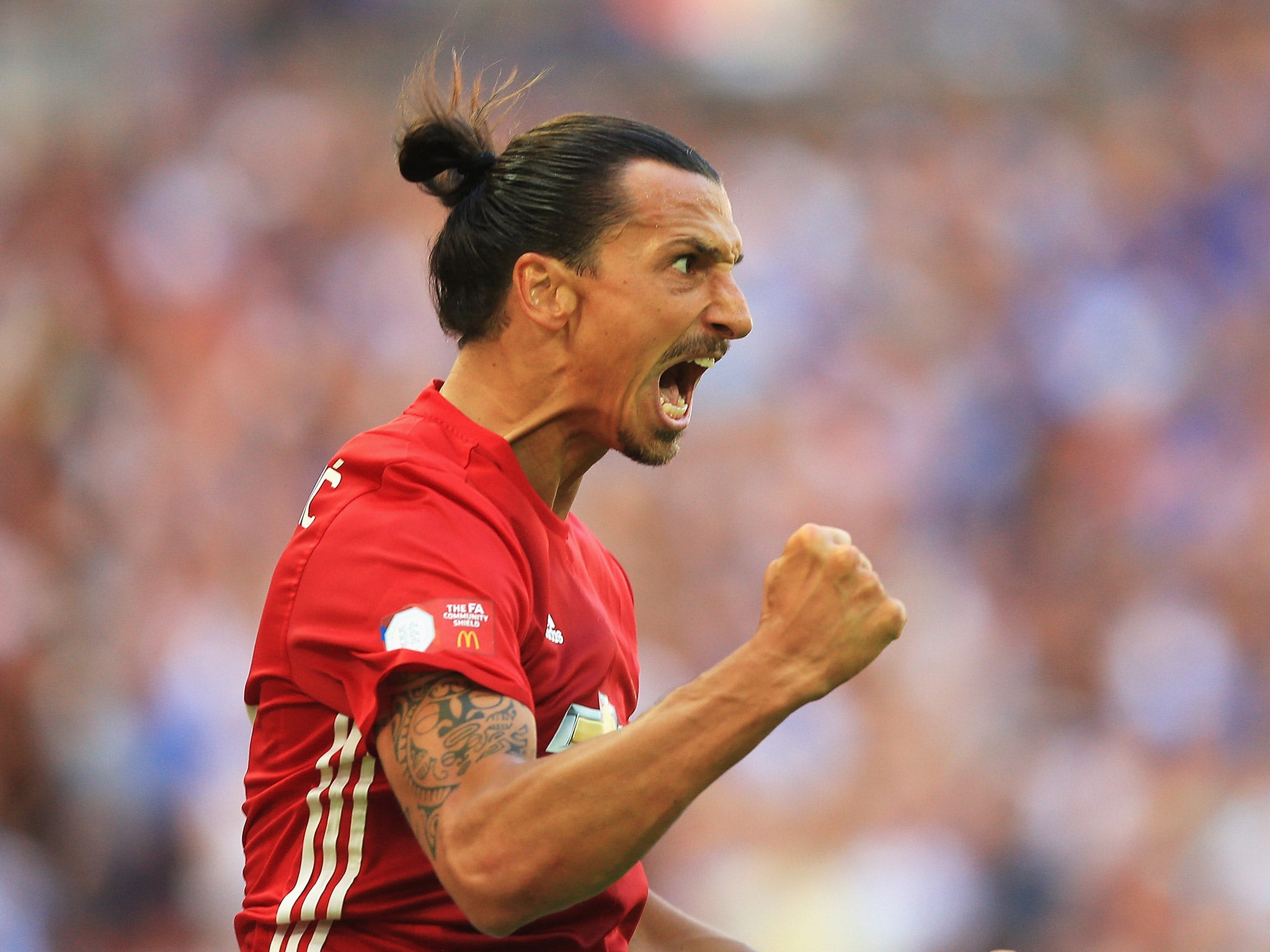 Zlatan Ibrahimovic secured Community Shield victory for Manchester United