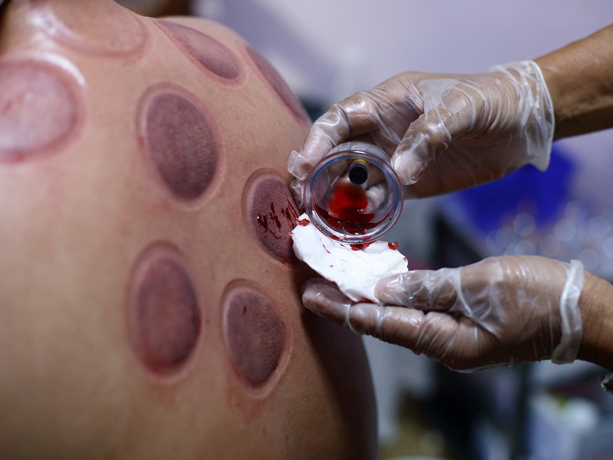 A cupping session in Singapore, 2013