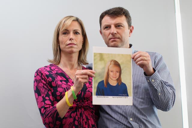 Madeleine's parents, Kate and Gerry McCann, were named as suspects at one point by Portuguese police