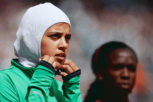 Sarah Attar made history at the London Olympics as the first of two women to represent Saudi Arabia and is due to complete the marathon race in Rio