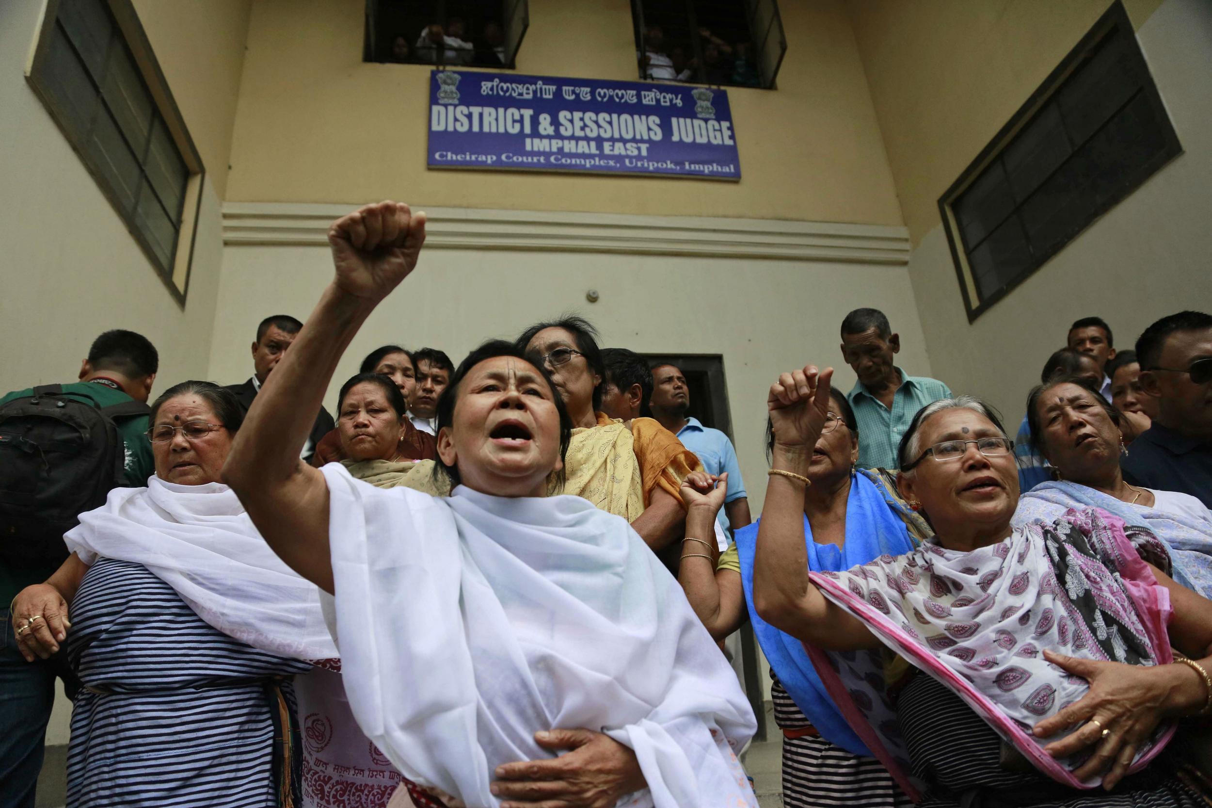 Ms Sharmila's protest continued a tradition of female activism in Manipur