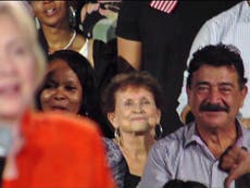 Orlando gunman Omar Mateen’s father attends Hillary Clinton rally to widespread confusion