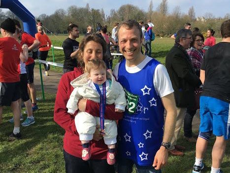 Mr Cohen raising money for Mummy’s Star – a charity dedicated to women and their families affected by cancer during pregnancy (Mummy's Star/ Facebook )