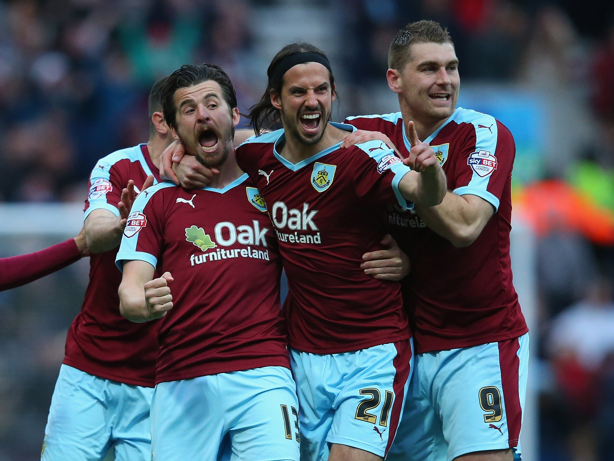 Burnley returned to the top flight at the first time of asking