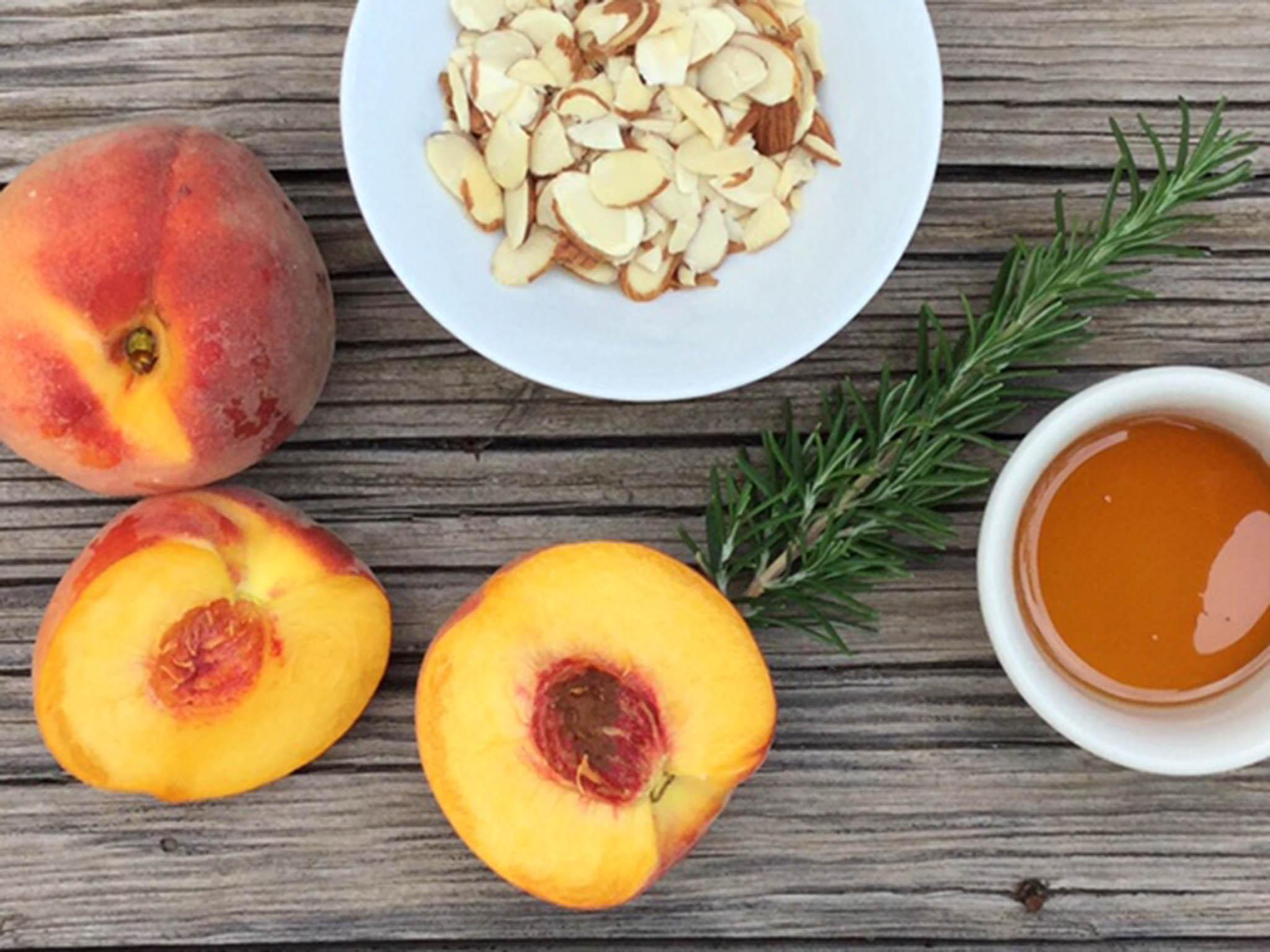 Aside from eating them au naturel, serve peaches sautéd with delicate flavourings