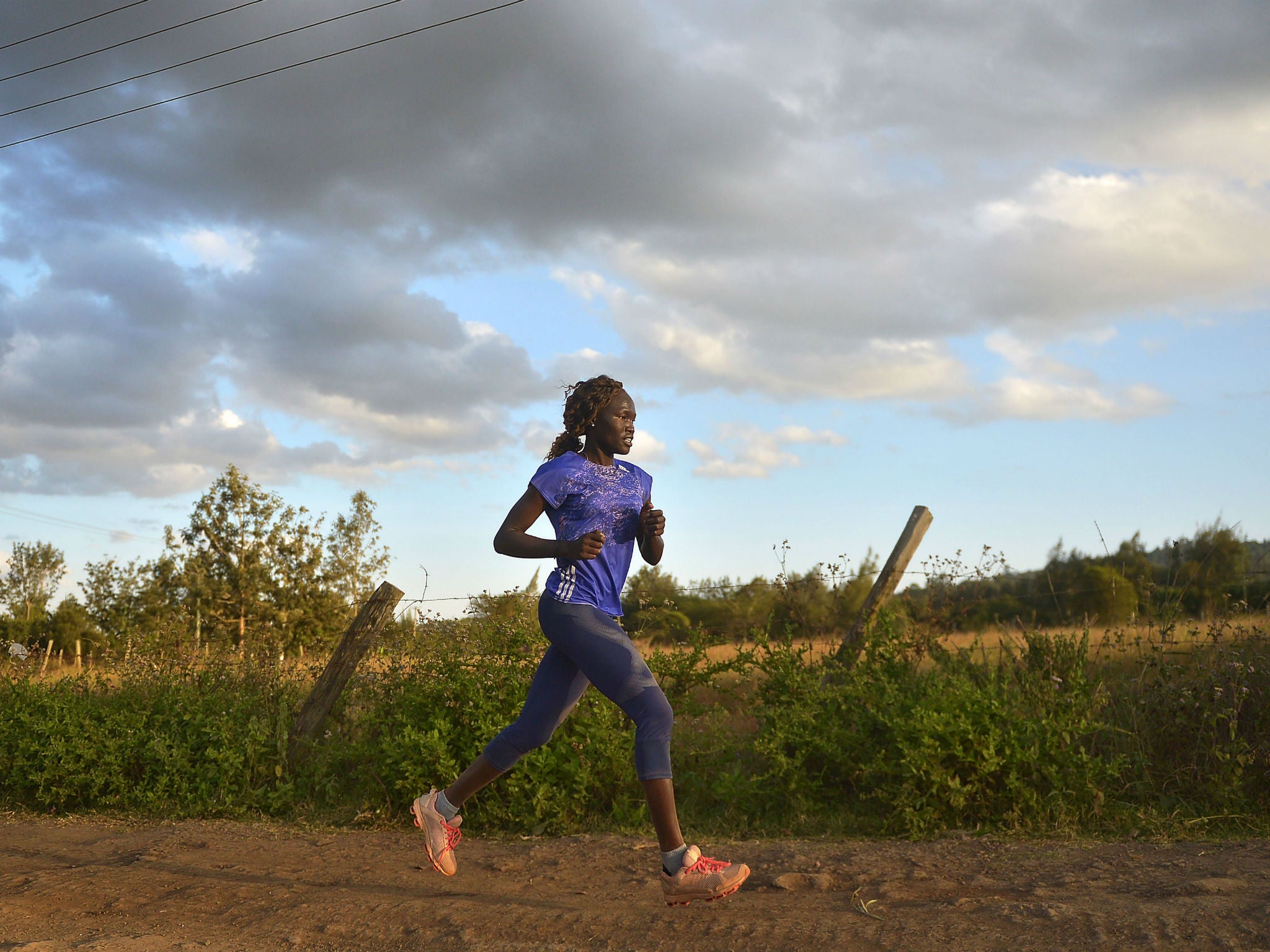 Rose Nathike Lokonyen is one of five runners on the refugee Olympic team