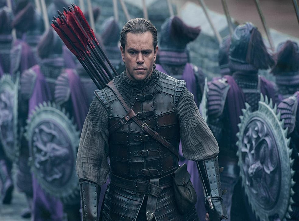 The Great Wall Matt Damon Responds To Whitewashing Controversy Calls It A F King Bummer The Independent The Independent