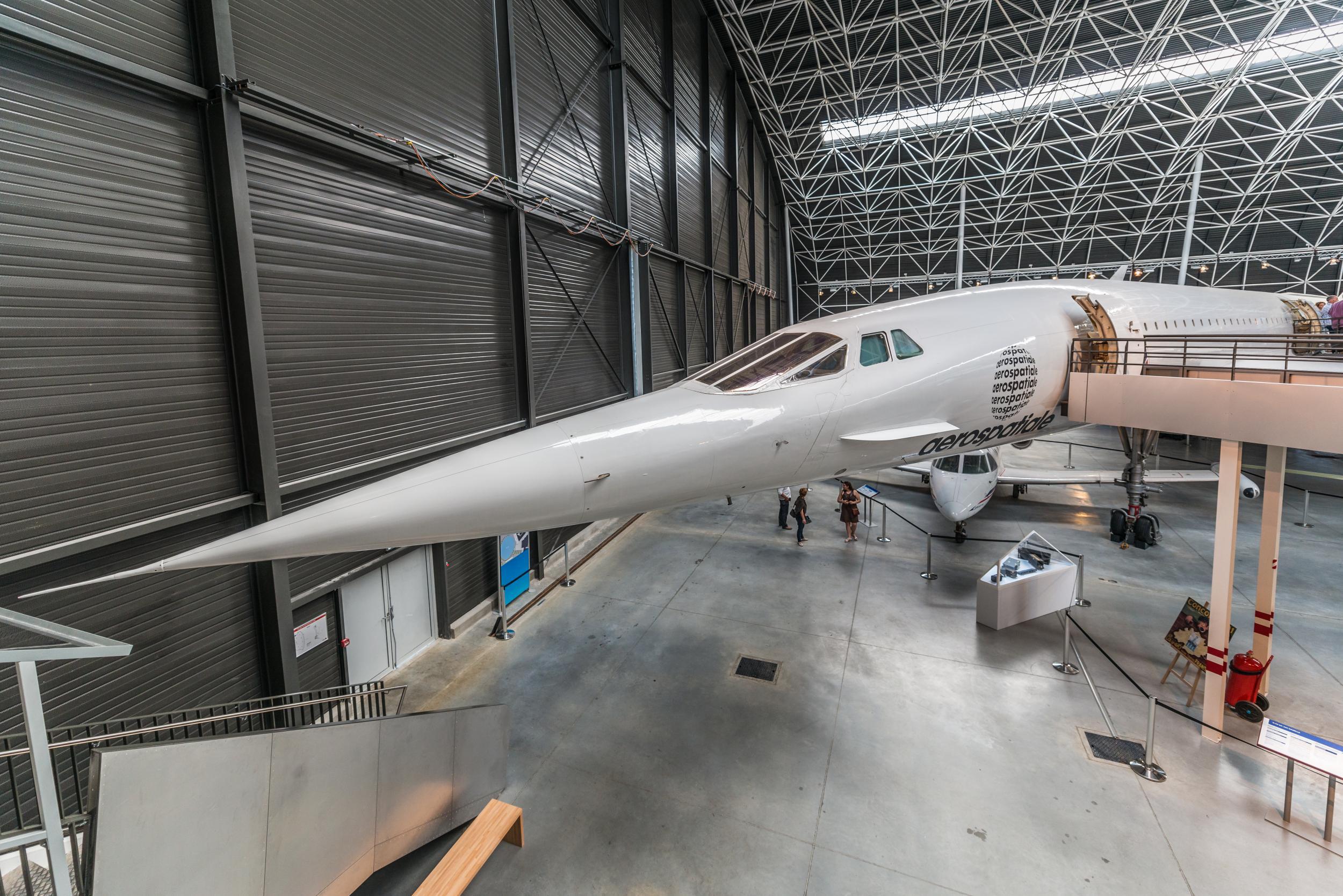 Aviation fans can see planes of all shapes and sizes, including two Concordes