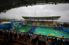 Rio 2016: Athletes complain the Olympic pool is hurting their eyes after return to normal colour