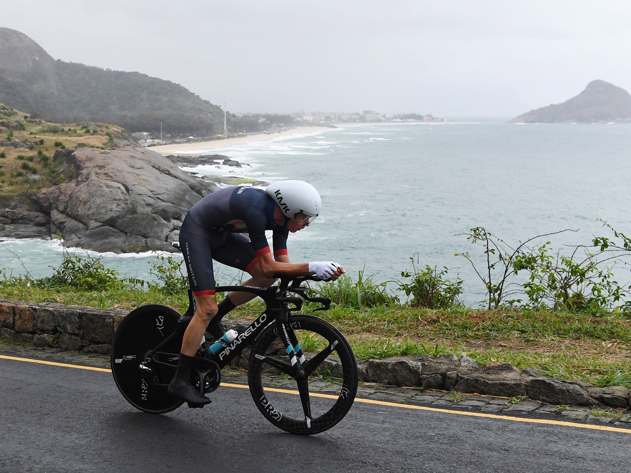 Chris Froome won bronze in the men's time trial for the second consecutive Olympics