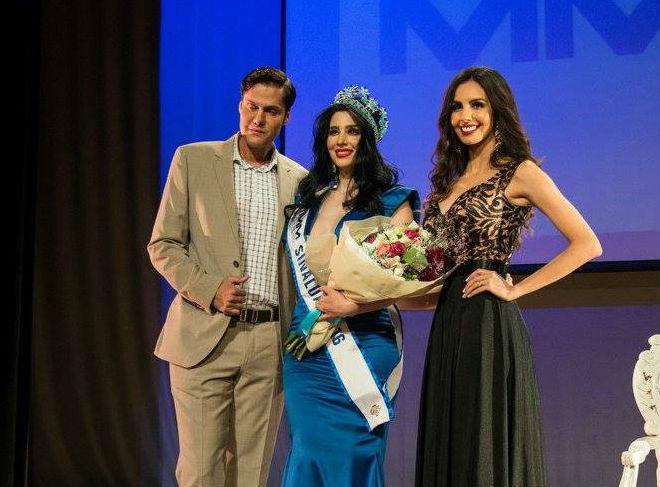 Hugo Castellanos (left, with the newly crowned Miss Sinaloa) was a former model and the owner of a modelling agency