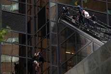Trump Tower: Human fly attempts to scale Donald Trump's New York landmark