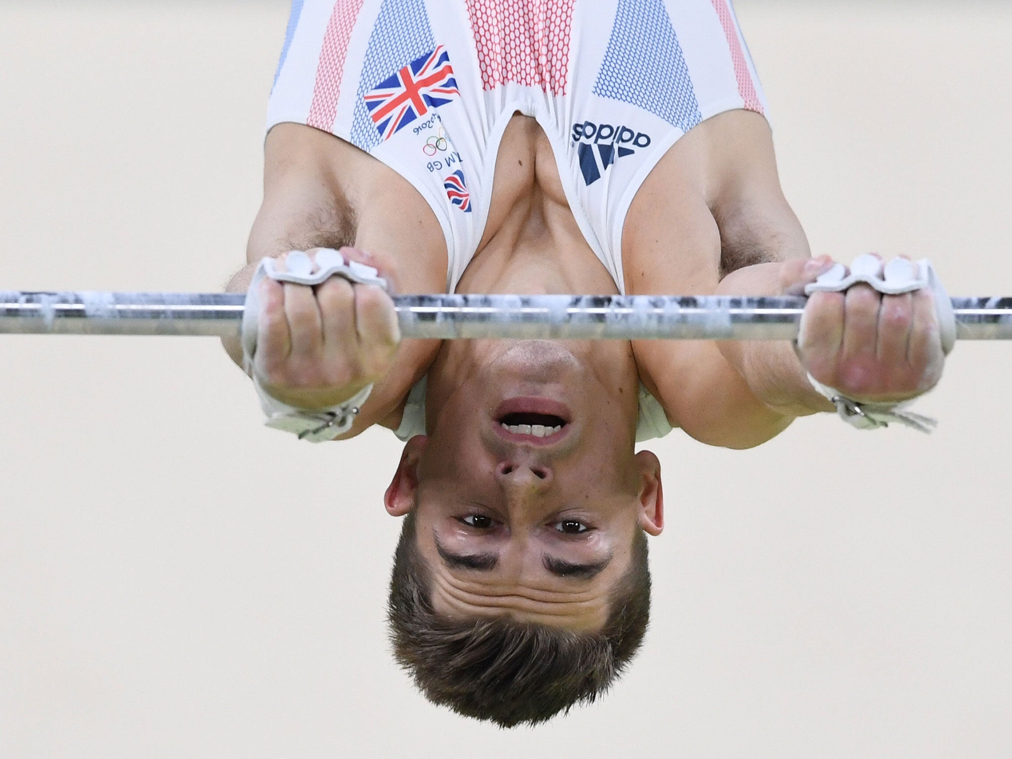 Whitlock on the high bar