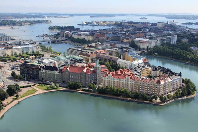 Finland's capital Helsinki experienced a relative boom time during the 1990s