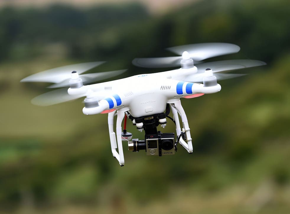 The drone was used to smuggle stimulant pills and cannabis 