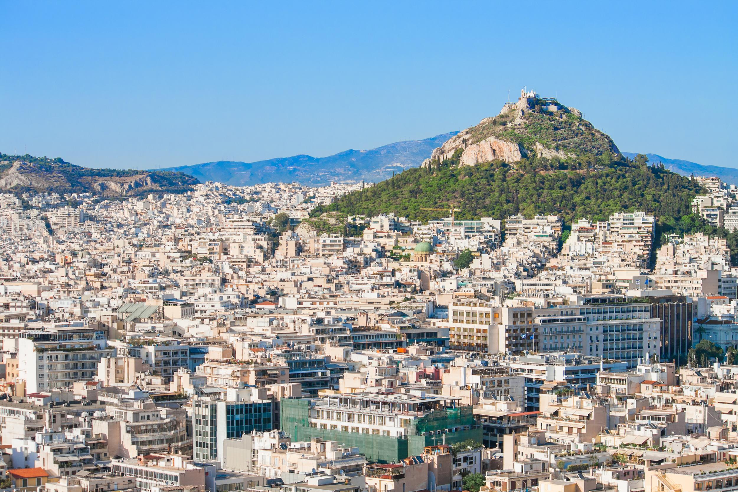 Take a hike up Mount Lycabettus for an overview of Athens - or, if you're feeling lazier, hitch a ride on the funicular