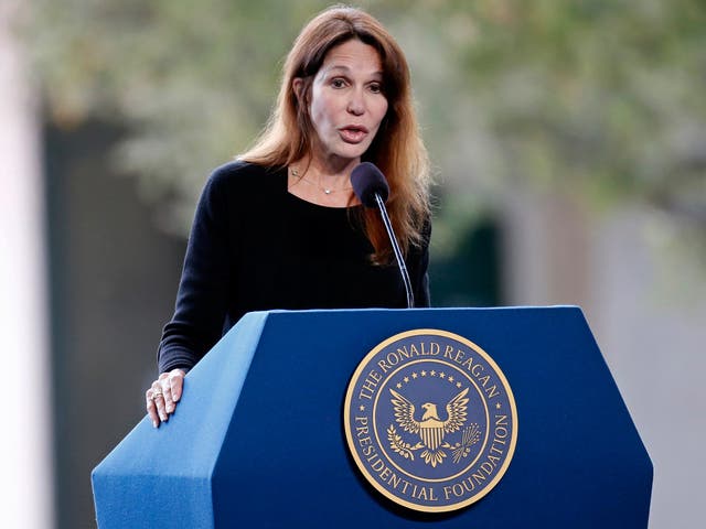 <p>Patti Davis, daughter of Ronald and Nancy Reagan, has spoken out against Donald Trump</p>