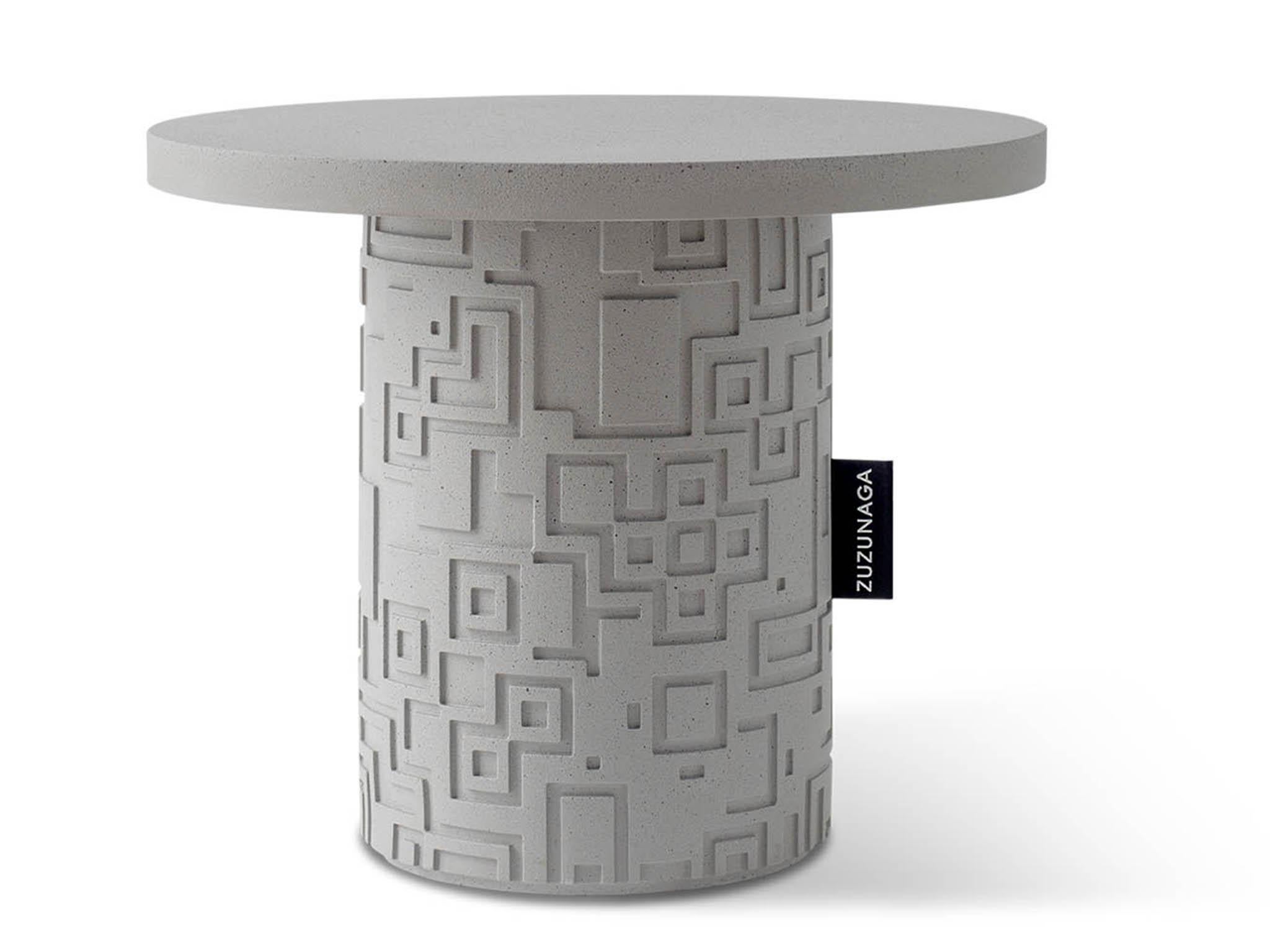 The white Inca side table is from the latest collection inspired by South America £529 from zuzunaga.com