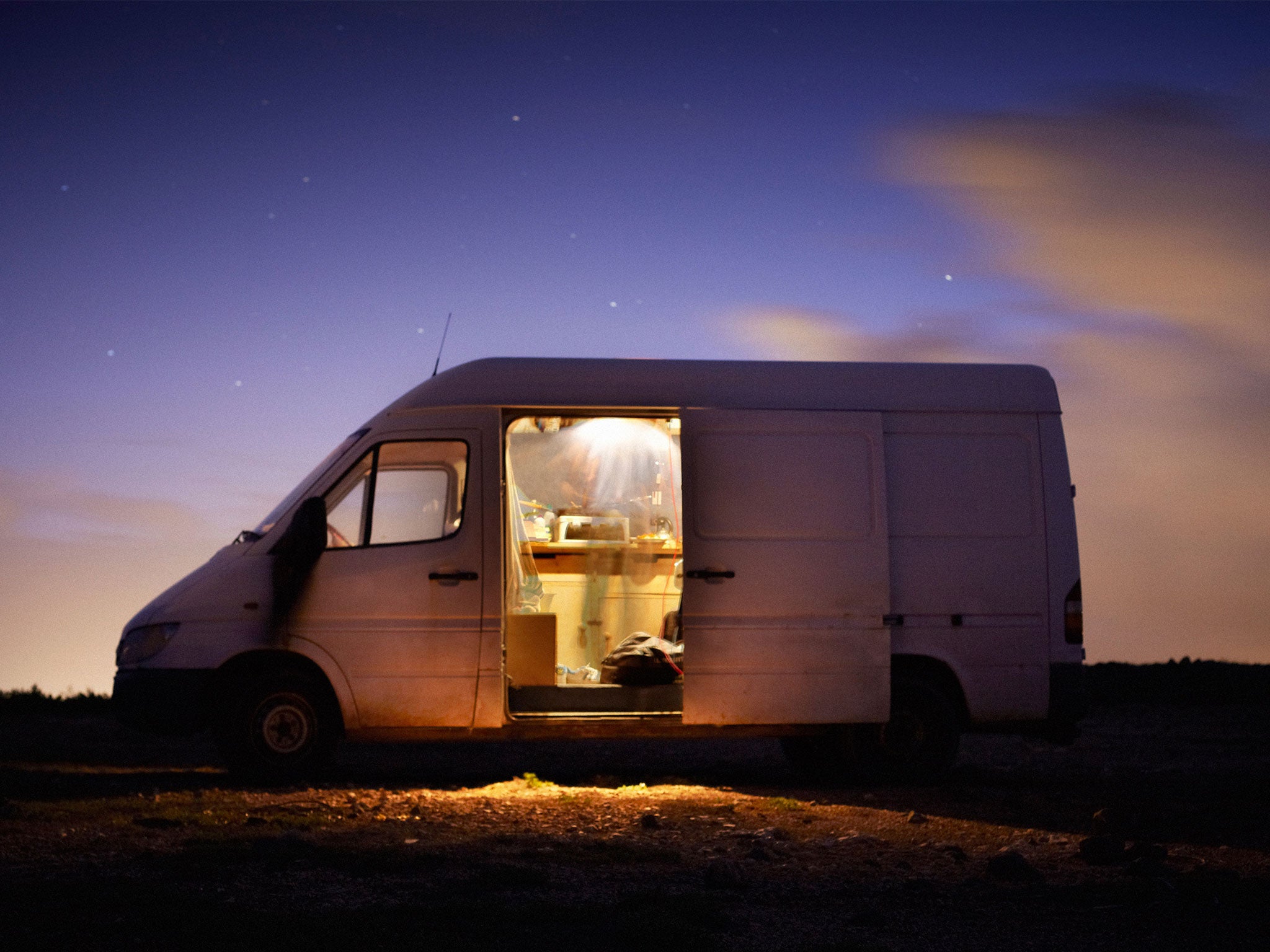 Liam Arthur spent a week living with Tim in his van in Fuerteventura, Canary Islands.