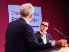 Labour leadership debate: Owen Smith accuses Jeremy Corbyn of being ‘10 out of 10’ for leaving the European Union