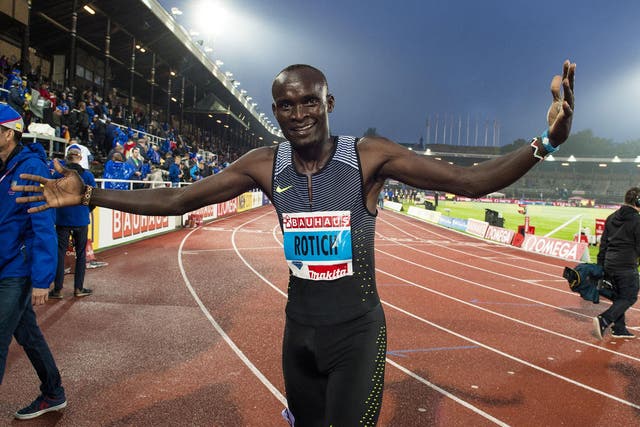 Kenyan 800m runner Ferguson Rotich