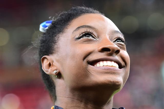 Biles produced a brilliant display to take her second gold of the Games