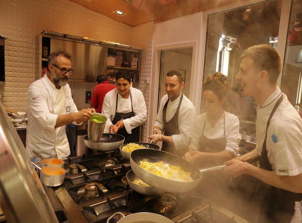 Italian Chef Massimo Bottura's restaurant in Modena was recently named the best in the world
