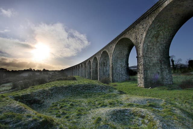 The Craigmore Viaduct was designed by the self-taught engineer William Dargan