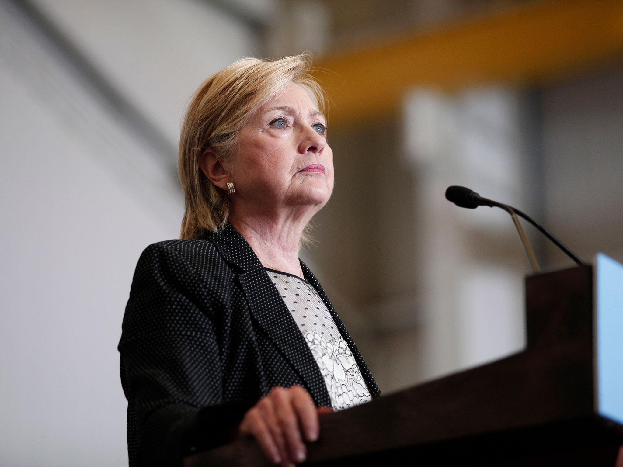 Hillary Clinton blamed Russian hackers for a leak of Democratic National Committee emails
