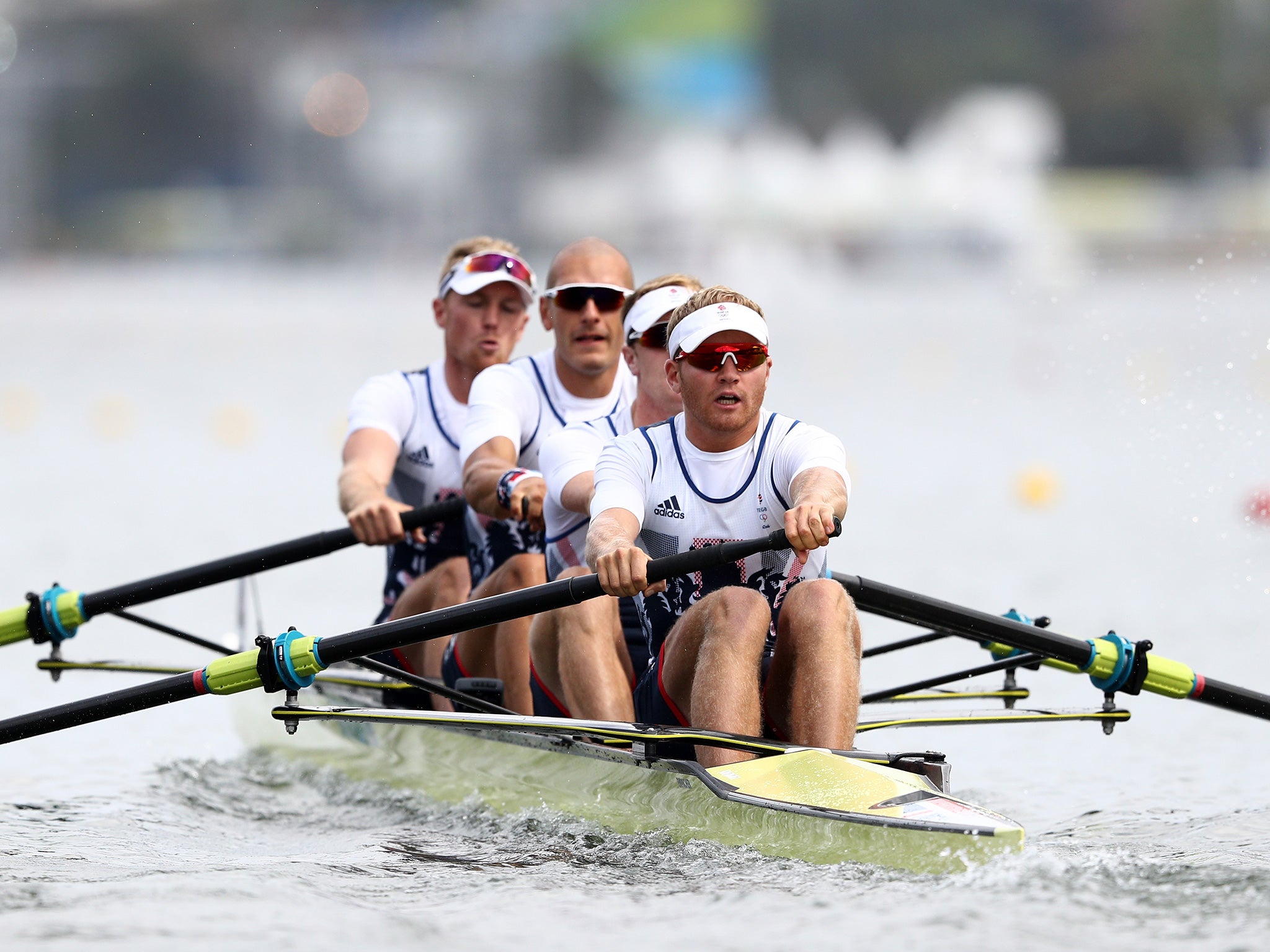 Great Britain's men's four saw off the challenge of Australia and South Africa