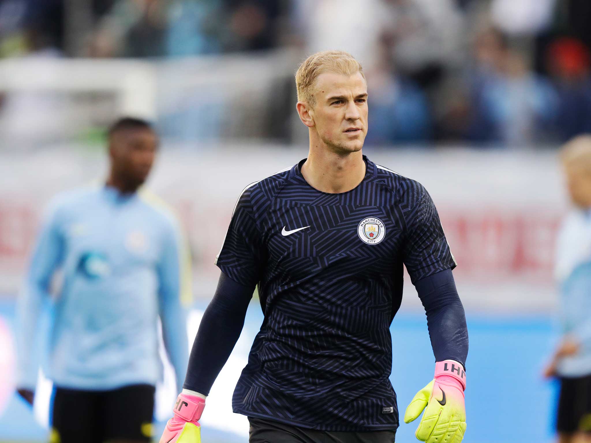 Joe Hart may face a struggle to stay in the Manchester City side this season