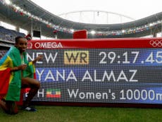 Rio 2016: Almaz Ayana smashes women's 10,000m world record to take gold for Ethiopia