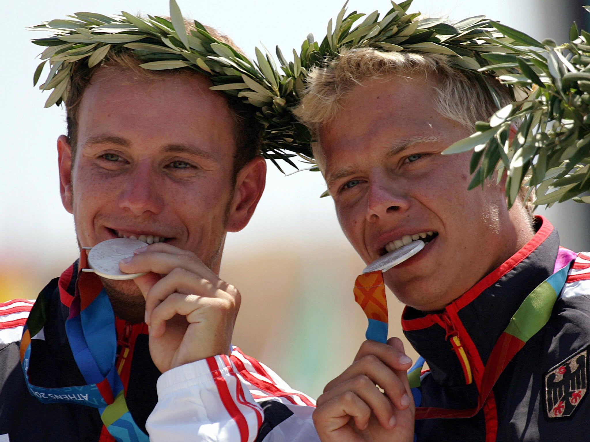 Henze won a silver medal at the 2004 Olympic Games