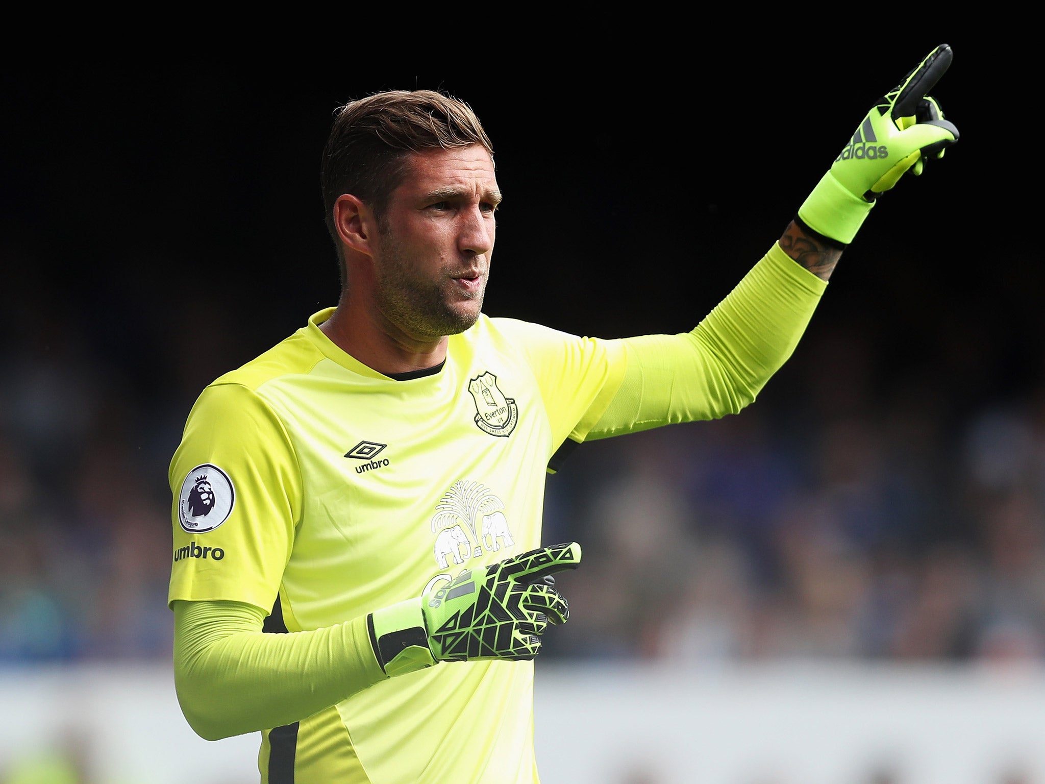 Maarten Stekelenburg saved a point for Everton with a string of important saves