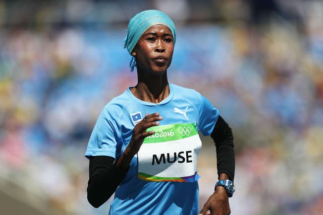 Maryam Nuh Muse competes in Rio