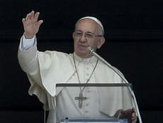 Pope Francis warns the 'destruction' of the environment is contributing to the refugee crisis