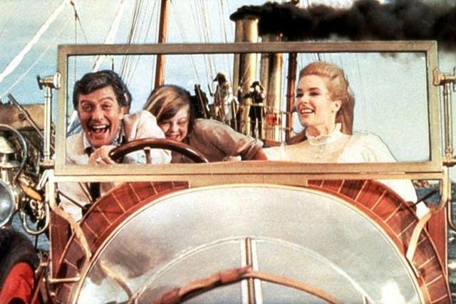 Dick Van Dyke and Sally Ann Howes in ‘Chitty Chitty Bang Bang’ 