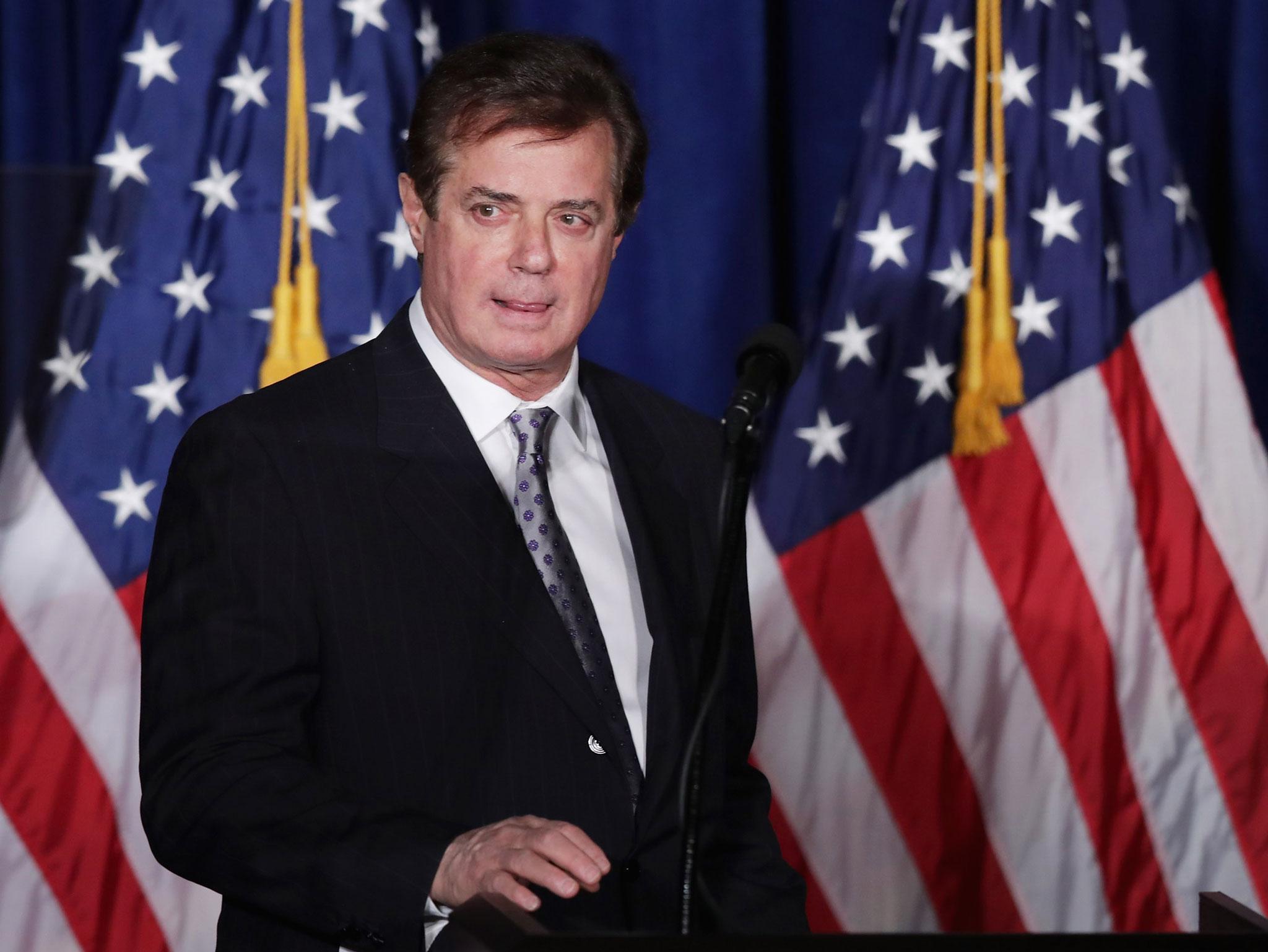 Paul Manafort has insisted he never represented Russian political interests