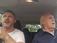 Elderly man with Alzheimer's becomes carpool karaoke sensation