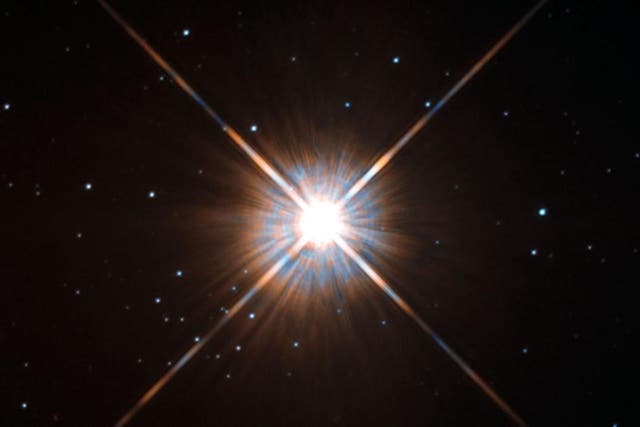 An image from Hubble of Proxima Centauri, which is our nearest neighbour and could be the home of another Earth