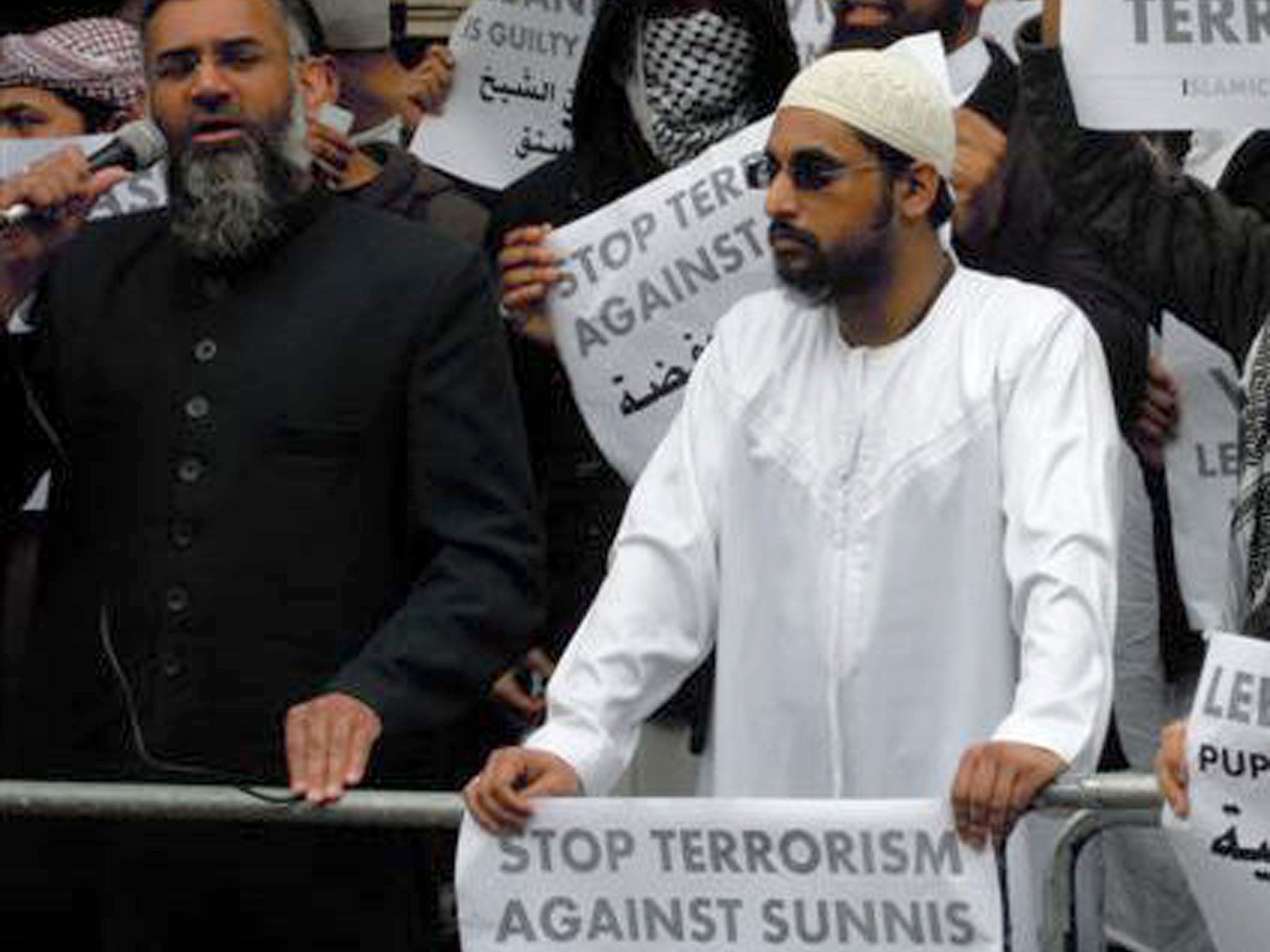 Anjem Choudary (left) and Mohammed Mizanur Rahman are facing jail after being convicted drumming up support for Isis