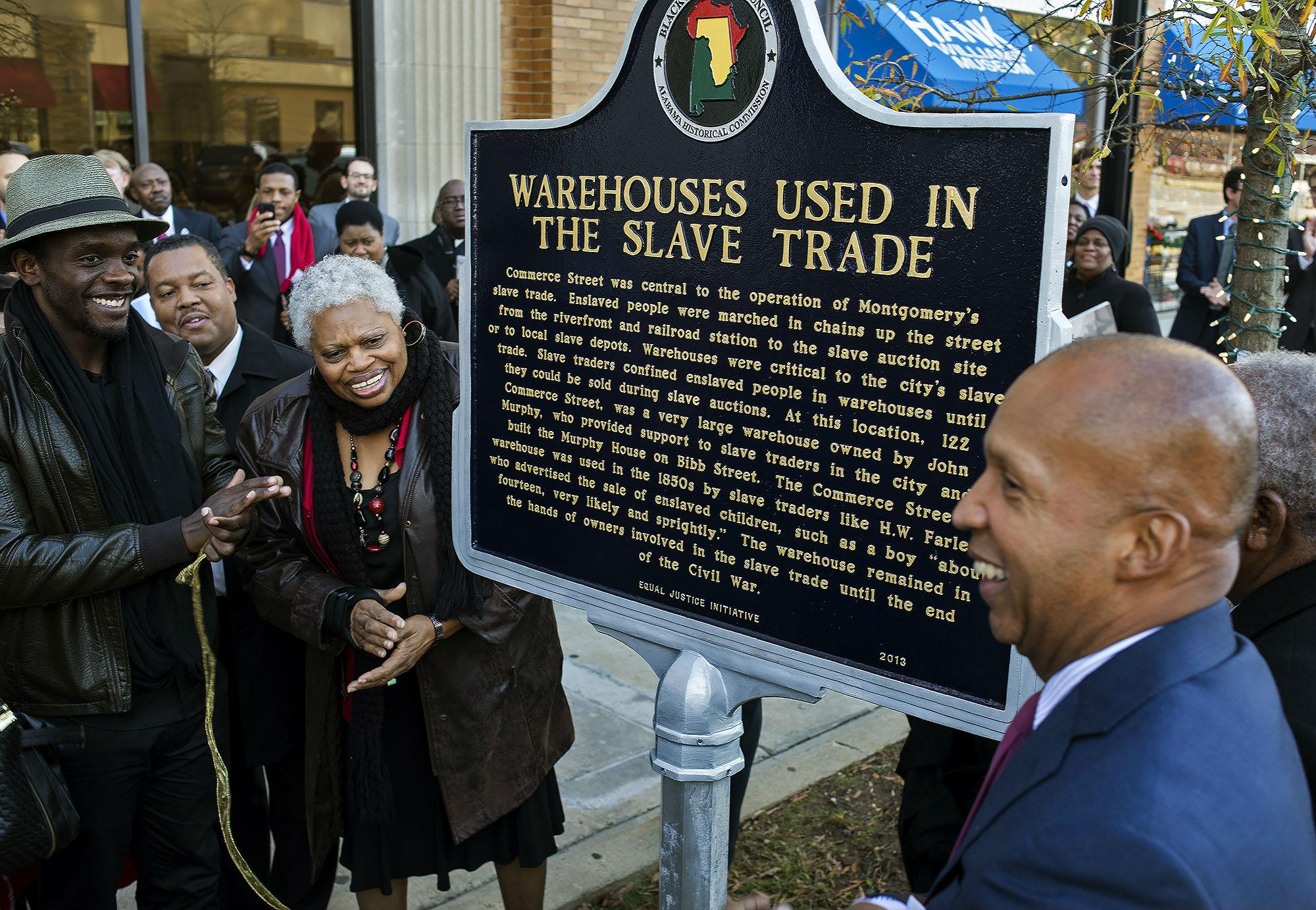 The EJI's Bryan Stevenson (r) said the US needed to wake up to its past