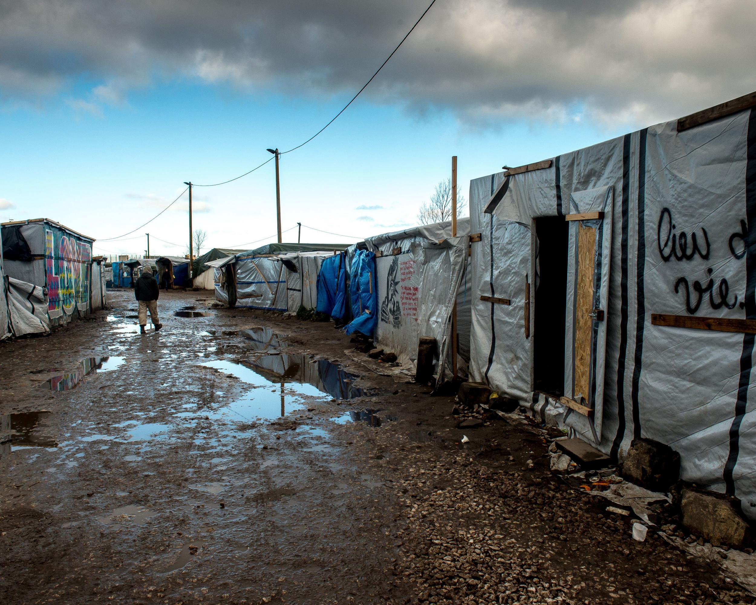 The 'Jungle' migrant camp, Calais